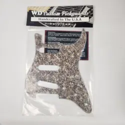 WD CUSTOM PICKGUARD FOR FENDER AMERICAN ELITE STRATOCASTER HSS BROWN GRANITE