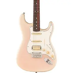 FENDER PLAYER II STRATOCASTER HSS CHAMBERED ASH BODY RW FB GUITAR WHITE BLONDE