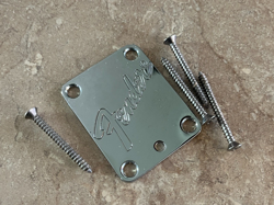 1990S FENDER USA AMERICAN NECK PLATE GUITAR BASS PRECISION STRATOCASTER