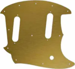 WD CUSTOM PICKGUARD FOR FENDER AMERICAN PERFORMER MUSTANG #14 SIMULATED BRUSH...