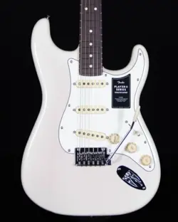 FENDER PLAYER II STRATOCASTER, ROSEWOOD FB, CHAMBERED ASH, WHITE BLONDE