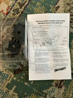 HIPSHOT BT2 XTENDER KEY EXTENDER D-TUNER X-TENDER FOR FENDER P/J BASS - BLACK