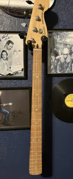 FENDER MIM STANDARD PRECISION P BASS GUITAR NECK W/ TUNERS