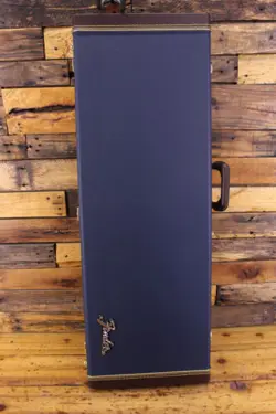 FENDER CLASSIC SERIES WOOD STRAT/TELE CASE NAVY BLUE ORANGE ISSUE
