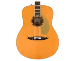 USED FENDER PALOMINO VINTAGE A/E GUITAR - AGED NATURAL W/ OVANGKOL FB