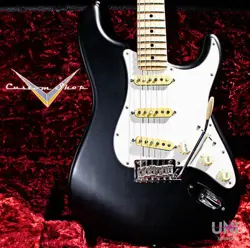 FENDER CUSTOM SHOP STRATOCASTER NOS FLAT BLACK IKEBE ORDER 2018 *FJ882