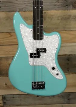 FENDER LIMITED EDITION MARK HOPPUS JAGUAR BASS SEA FOAM GREEN W/ GIGBAG