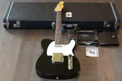 UNPLAYED!  2022 FENDER CS WILDWOOD 10 POST MODERN TELE AGED BLACK   COA OHSC