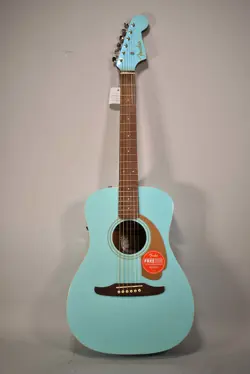 2020 FENDER CALIFORNIA SERIES MALIBU PLAYER AQUA SPLASH FINISH ACOUSTIC GUITAR