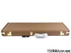 FENDER CUSTOM SHOP STRATOCASTER TELE G&G BROWN HARDSHELL CASE, 1959 RELIC STRAT