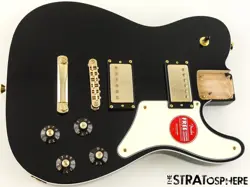 FENDER SQUIER PARANORMAL TROUBLEMAKER TELE DELUXE LOADED BODY, TELECASTER BLACK
