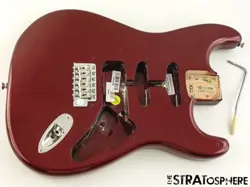 AMERICAN PERFORMER FENDER STRATOCASTER STRAT BODY & HARDWARE USA AUBERGINE