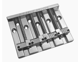 CHROME BADASS II ™ BASS BRIDGE FOR 4-STRING FENDER P/JAZZ BASS® BB-3342-010