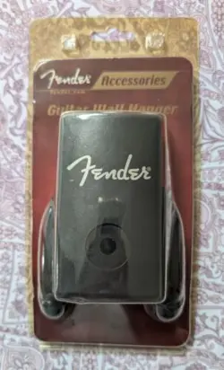GENUINE FENDER ACCESSORIES GUITAR WALL HANGER BLACK 2007