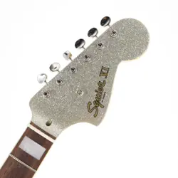 SQUIER BY FENDER CLASSIC VIBE BASS VI GUITAR NECK SILVER SPARKLE