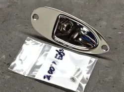 2007 FENDER 50'S STRAT CHROME OUTPUT JACK CUP ASSEMBLY REISSUE / VINTERA GUITAR