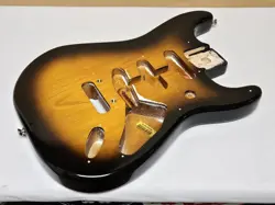 2007 FENDER 50'S CLASSIC PLAYER STRATOCASTER BODY VINTAGE SUNBURST STRAT GUITAR