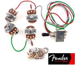 KIT FENDER TELECASTER JIM ASKINS JA-90 THINLINE WIRING HARNESS - GUITAR TELE