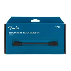 FENDER BLOCKCHAIN PATCH CABLE KIT BLACK SMALL CABLES