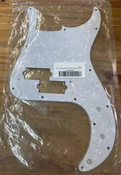 FOR FIT FENDER US STANDARD PRECISION BASS STYLE GUITAR PICKGUARD WHITE PEARL