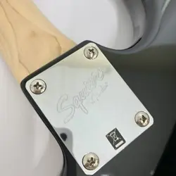 SQUIER BY FENDER ELECTRIC GUITAR WITH SOFT CASE BLACK STRAT/STRATOCASTER/CY SERI