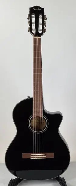 FENDER CN-140SCE ACOUSTIC ELECTRIC GUITAR, BLACK
