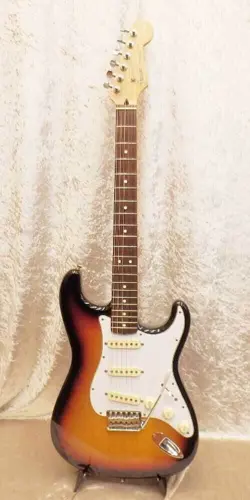 FENDER JAPAN ST-STD 3TS STRATOCASTER 3 TONE SUNBURST CRAFTED IN JAPAN 2006-2008