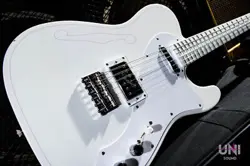 FENDER SILENT SIREN TELECASTER ARCTIC WHITE 2022 USED ELECTRIC GUITAR