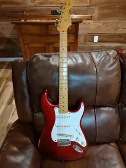 2007 FENDER STRATOCASTER HOT ROD 57 CANDY APPLE RED AMERICAN