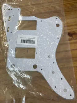 FOR FIT FENDER US JAZZMASTER WITH PAF PICKUPS GUITAR PICKGUARD 4 PLY WHITE PEARL