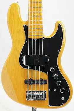 FENDER MARCUS MILLER JAZZ BASS V USED 2011 ASH BODY MAPLE NECK 5ST W/SOFT CASE