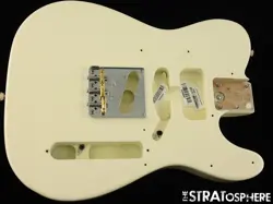 FENDER AMERICAN PROFESSIONAL II TELECASTER BODY   HARDWARE TELE OLYMPIC WHITE