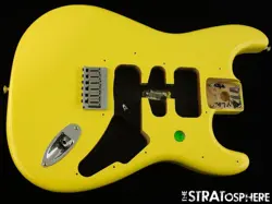 FENDER LTD. TOM DELONGE STRATOCASTER STRAT BODY & HARDWARE, GRAFFITI YELLOW