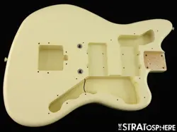 FENDER SQUIER J MASCIS JAZZMASTER BODY GUITAR VINTAGE WHITE.