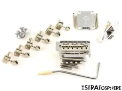 FENDER PLAYER II STRAT HARDWARE SET TREMOLO TUNERS JACK PLATE, STRATOCASTER