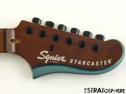 FENDER SQUIER CONTEMPORARY ACTIVE STARCASTER NECK   TUNERS ROASTED MAPLE