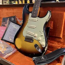 FENDER CUSTOM SHOP 1960 STRATOCASTER HEAVY RELIC FADED AGED 3COLOR SUNBURST
