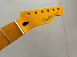 21FRET VINTAGE MAPLE YELLOW GLOSS GUITAR NECK FOR FENDER TELECASTER NECK REPLACE