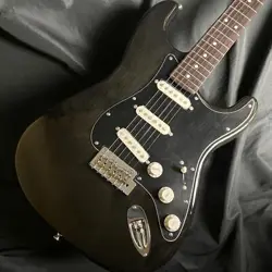 FENDER FSR HYBRID II STRATOCASTER TRANS BLACK #GG16P