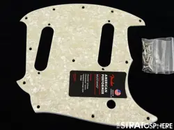 FENDER AMERICAN PERFORMER MUSTANG SERIES PICKGUARD, GUITAR PARTS PEARLOID