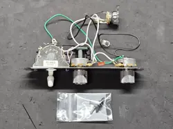 2007 FENDER USA DELUXE TELE LOADED CONTROL PLATE KNOBS POTS S-1 SWITCH & JACK