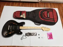 FENDER SQUIER AFFINITY SERIES™ STARCASTER®, MAPLE FINGERBOARD BLACK - MINT COND.