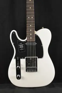 FENDER PLAYER II TELECASTER LEFT-HAND POLAR WHITE ROSEWOOD FINGERBOARD