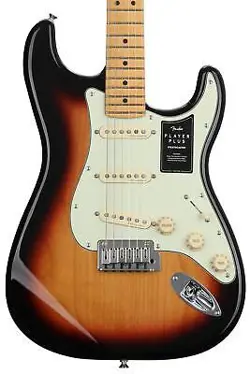 FENDER PLAYER PLUS STRATOCASTER ELECTRIC GUITAR - 3-TONE SUNBURST WITH MAPLE