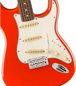 FENDER PLAYER II STRATOCASTER ELECTRIC GUITAR, ROSEWOOD FINGERBOARD - CORAL RED