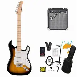 SQUIER BY FENDER SONIC STRATOCASTER MAPLE FB WH PG 2-COLOR SUNBURST FENDER 10W A