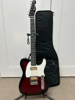 FENDER GOLD FOIL TELECASTER ELECTRIC GUITAR- CANDY APPLE BURST