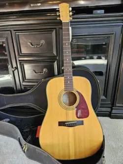 MINT FENDER  DG22S NAT ACOUSTIC GUITAR WITH CASE STRAP ELECTRIC PICKUP