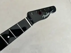21 FRET TELE GUITAR NECK PARTS MAPLE FOR DIY FENDER REPLACEMENT BLACK GLOSS