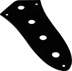 WD CONTROL PLATE FOR FENDER JAZZ BASS BLACK